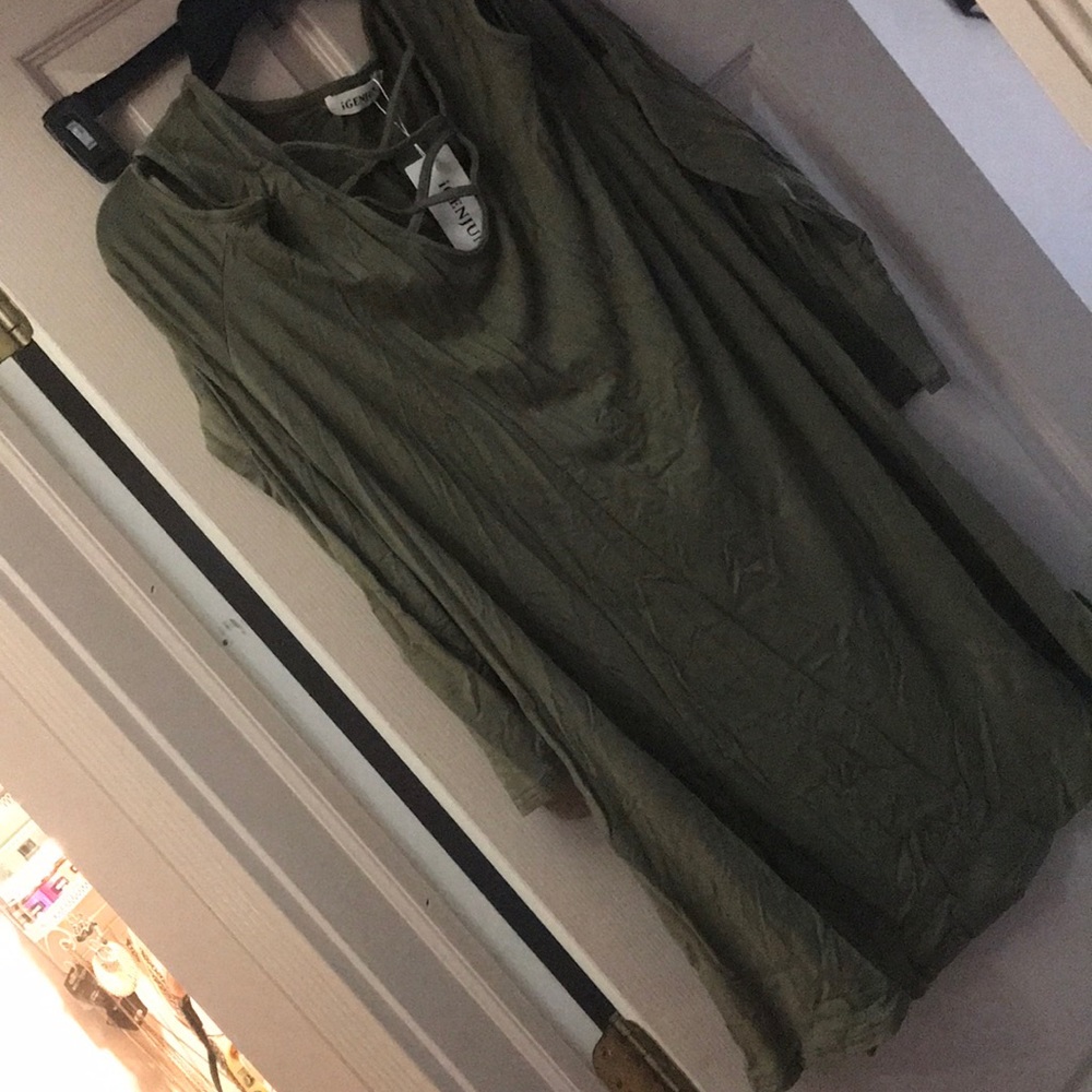 Olive green tunic